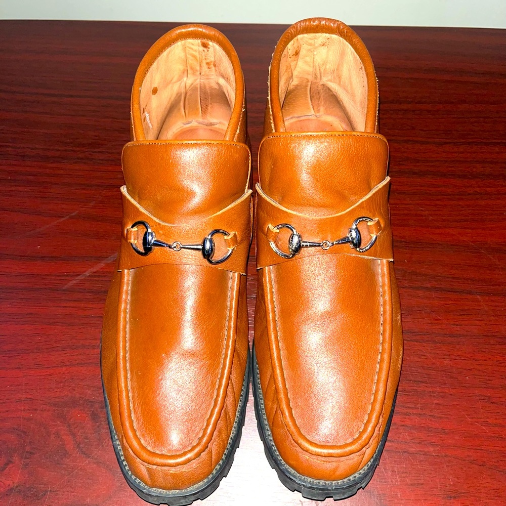 Vintage Gucci loafers 3/4